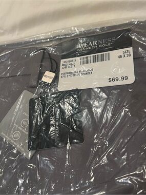 NWT Kenneth Cole awearness performance flex chino pants size 46 x 30